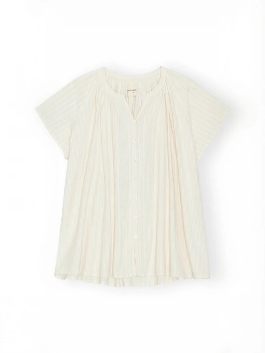 Foto van product moshi moshi mind Shirt ' flow ' offwhite