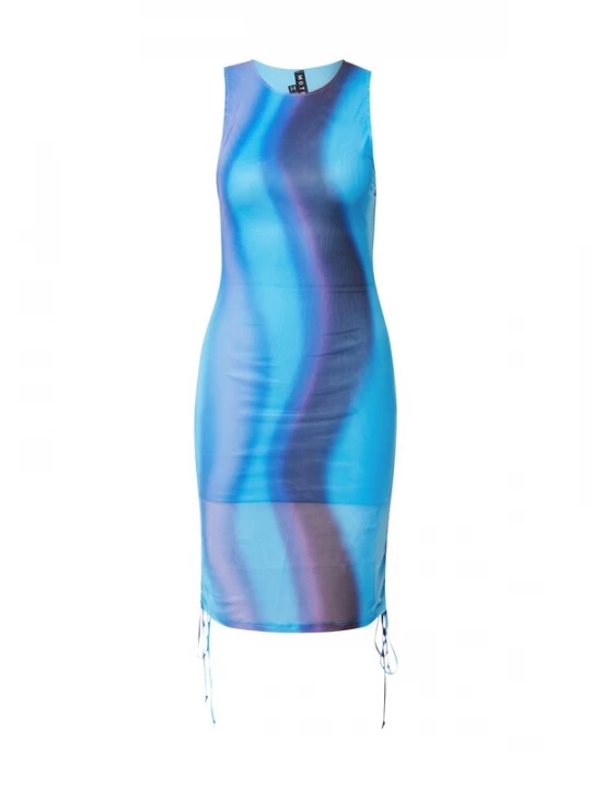 Foto van product Motel Jurk turquoise / donkerlila