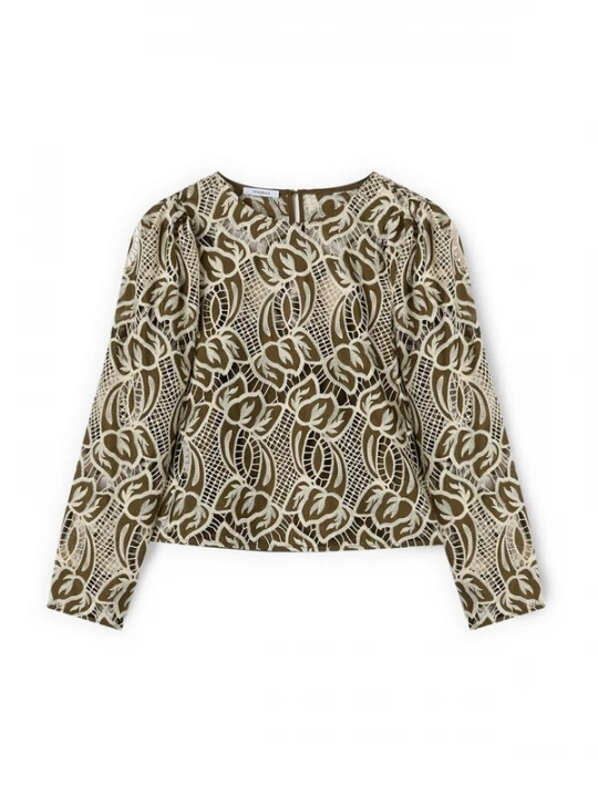 Foto van product MOTIVI Blouse grasgroen