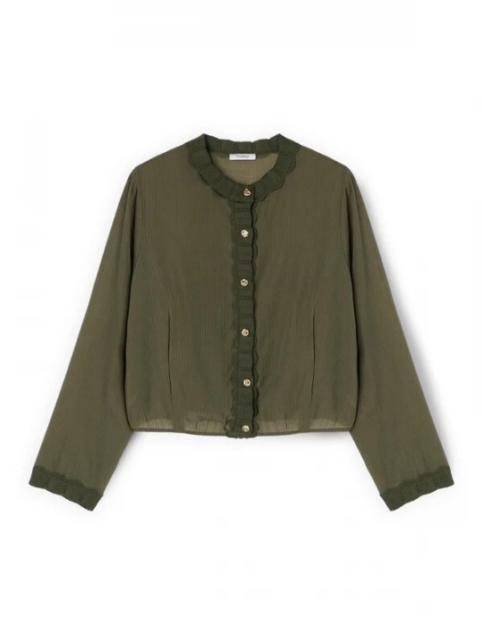Foto van product MOTIVI Blouse grasgroen