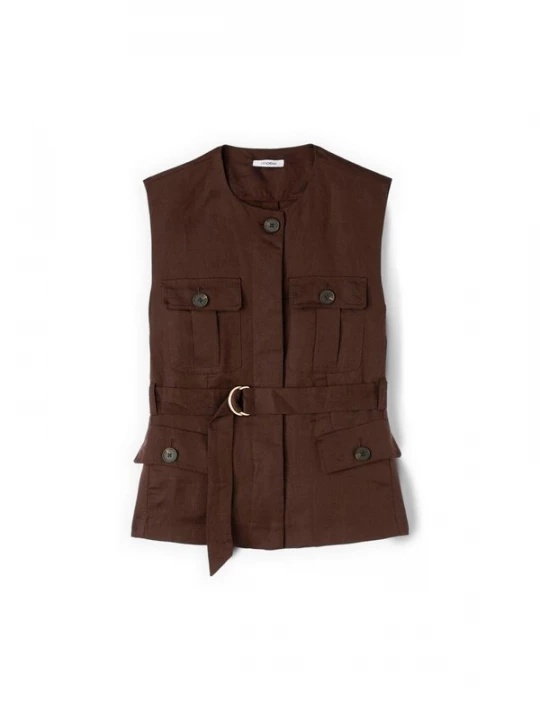 Foto van product MOTIVI Gilet bruin