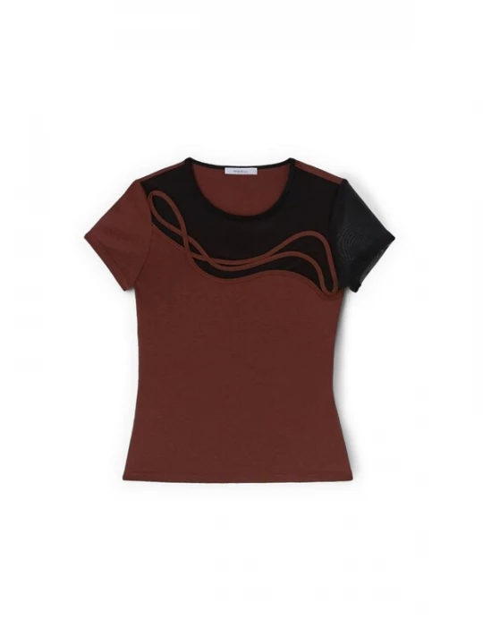 Foto van product MOTIVI Shirt bruin