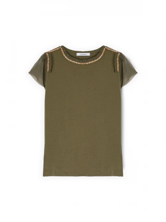 Foto van product MOTIVI Shirt grasgroen