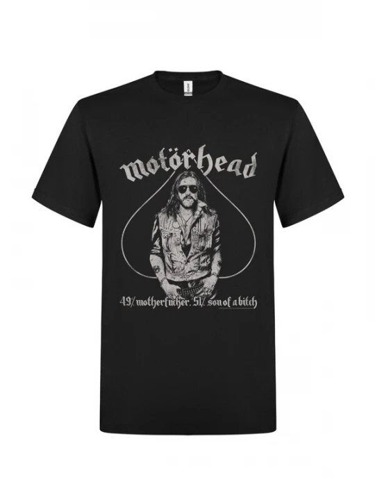 Foto van product Motörhead Shirt 'Motörhead 49% motherfucker, 51% son of a bitch T-Shirt' zwart