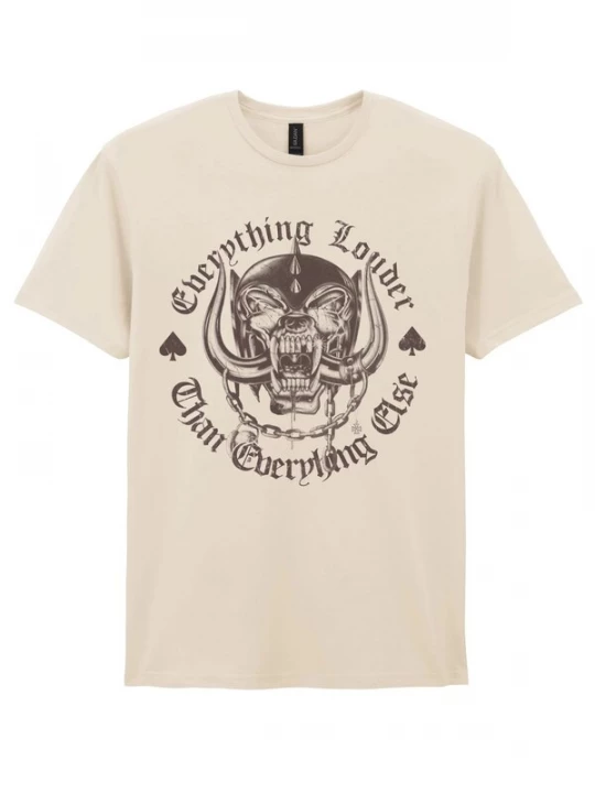 Foto van product Motörhead Shirt 'Motörhead Everything Louder T-Shirt' natuurwit