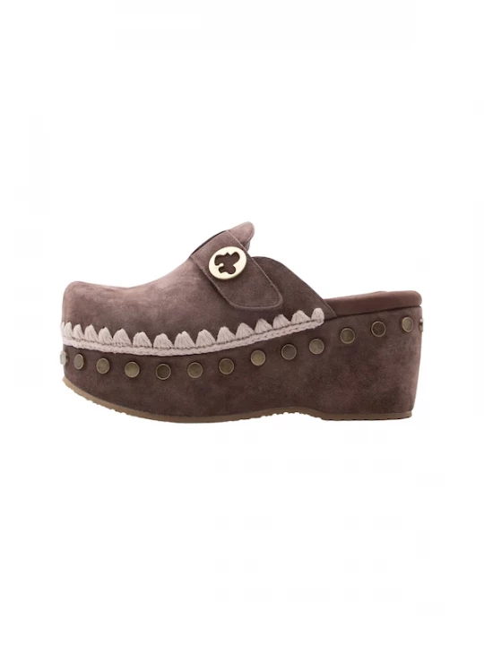 Foto van product MOU Clogs donkerbruin