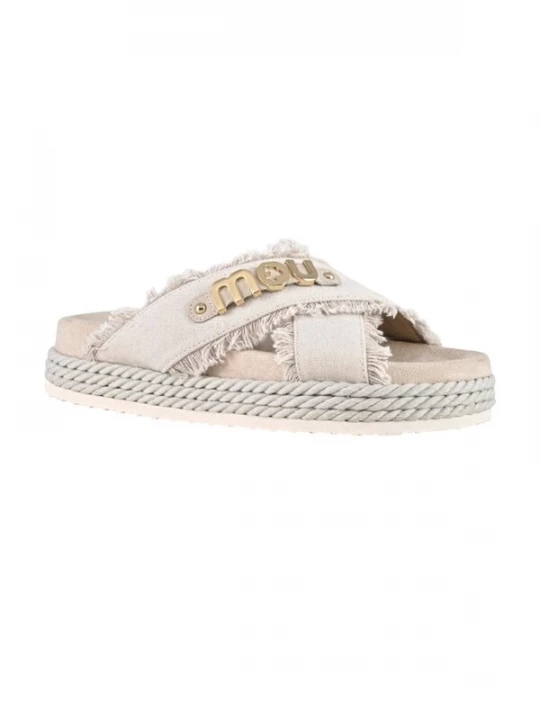 Foto van product MOU Huisschoenen beige