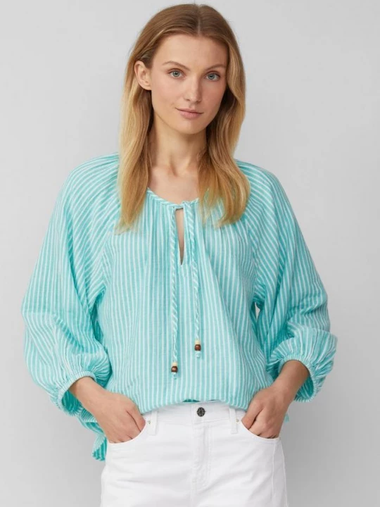 Foto van product Mousseline blouse met raglanmouwen en plooitjes s.Oliver