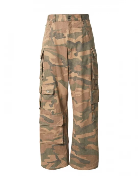 Foto van product MOUTY Cargobroek camel / brokaat / groen / kaki