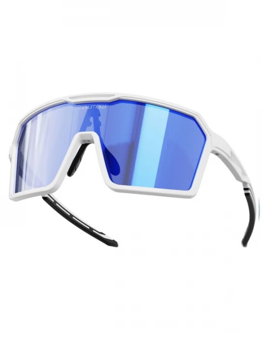 Foto van product Mowmow Sportzonnebril 'MowMow Wizard Sunglasses - Sports Glasses - Cycling Glasses - Photochromic Lens' donkerblauw