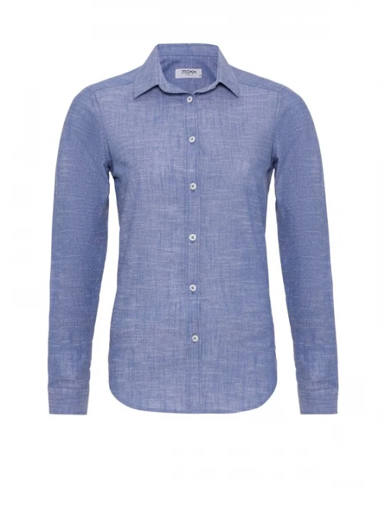 Foto van product Moxx Paris Blouse blauw gemêleerd