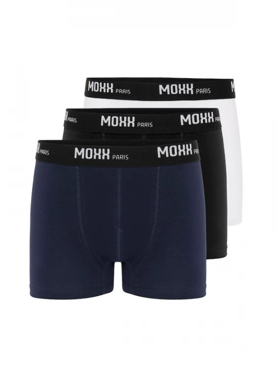 Foto van product Moxx Paris Boxershorts navy / zwart / wit