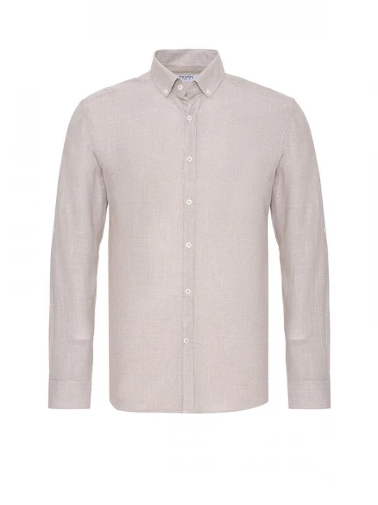 Foto van product Moxx Paris Overhemd beige / grijs
