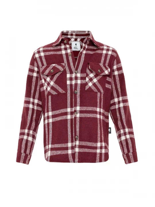 Foto van product Moxx Paris Overhemd bordeaux / wit
