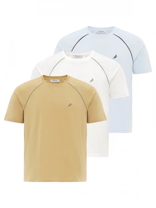 Foto van product Moxx Paris Shirt blauw / geel / zwart / wit
