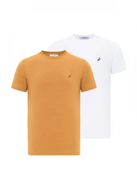 Foto van product Moxx Paris Shirt camel / wit
