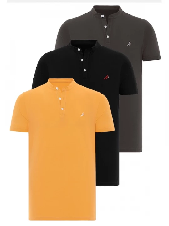 Foto van product Moxx Paris Shirt geel / grijs / rood / zwart / wit