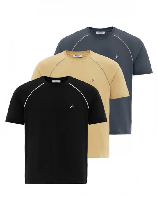 Foto van product Moxx Paris Shirt geel / grijs / zwart / wit