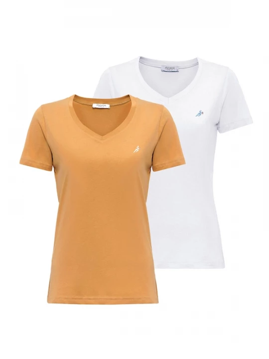 Foto van product Moxx Paris Shirt geel / wit