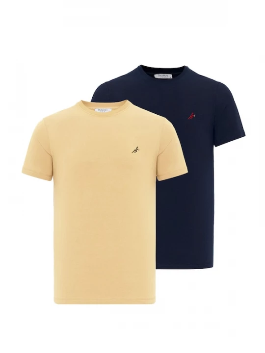 Foto van product Moxx Paris Shirt lichtbeige / marine / rood / zwart