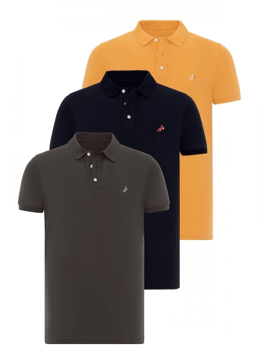 Foto van product Moxx Paris Shirt mosterd / grijs / zwart