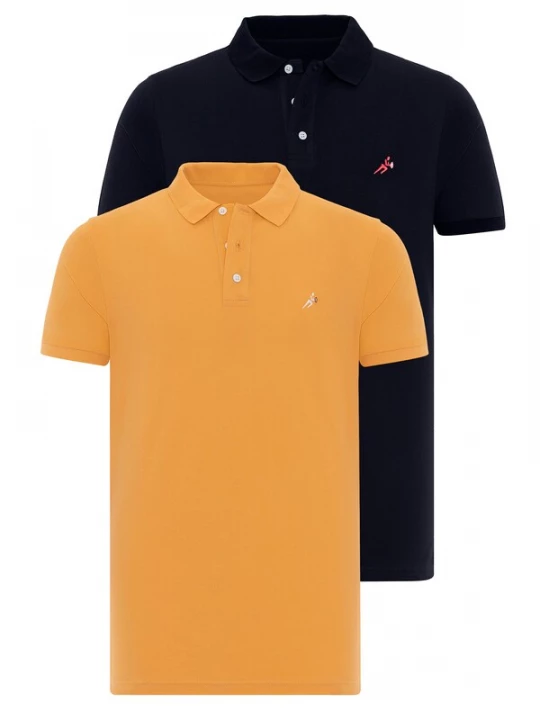 Foto van product Moxx Paris Shirt nachtblauw / pueblo / lichtoranje / pastelrood / wit