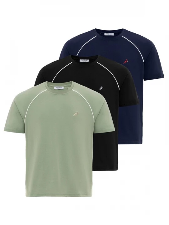Foto van product Moxx Paris Shirt navy / groen / zwart / wit