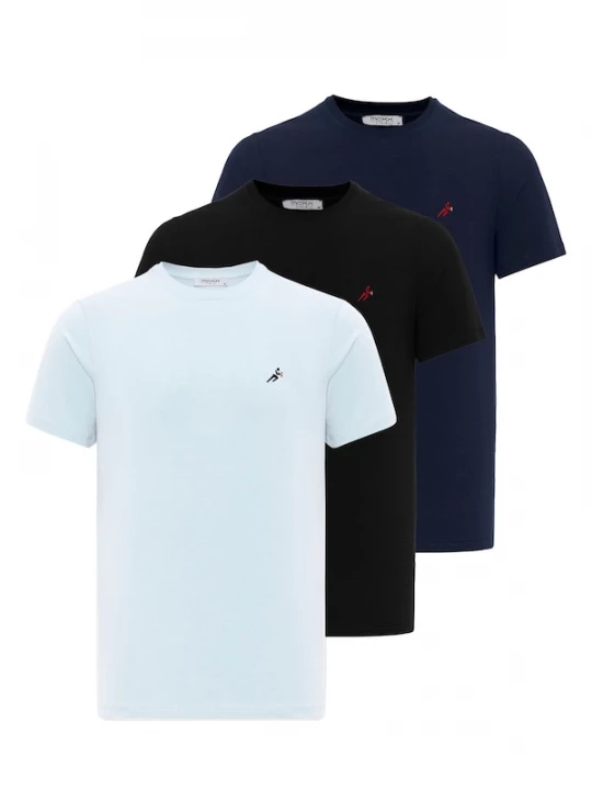 Foto van product Moxx Paris Shirt navy / lichtblauw / rood / zwart