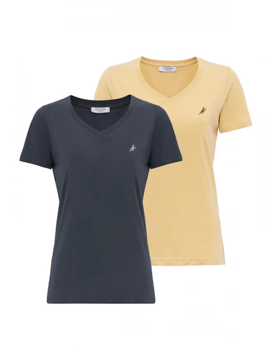 Foto van product Moxx Paris Shirt navy / lichtgeel