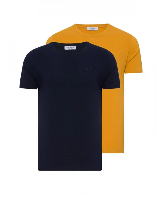 Foto van product Moxx Paris Shirt navy / mosterd