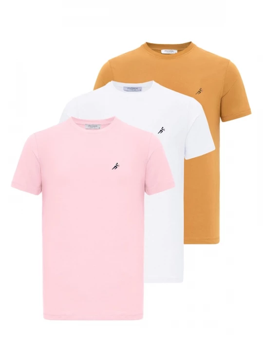 Foto van product Moxx Paris Shirt navy / mosterd / pink / wit