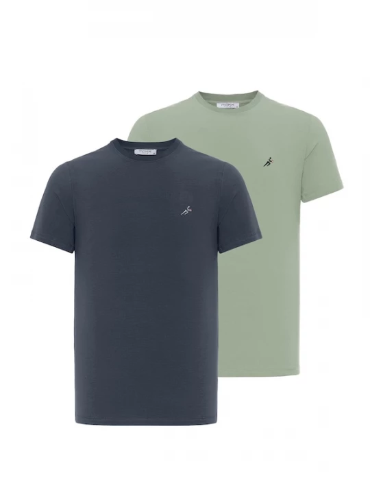 Foto van product Moxx Paris Shirt navy / pastelgroen