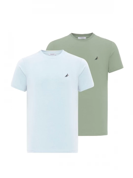 Foto van product Moxx Paris Shirt navy / turquoise / groen