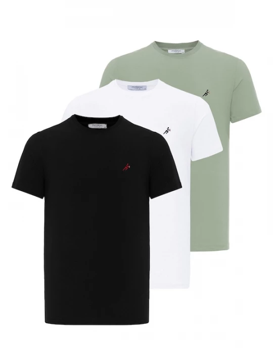 Foto van product Moxx Paris Shirt pastelgroen / zwart / wit