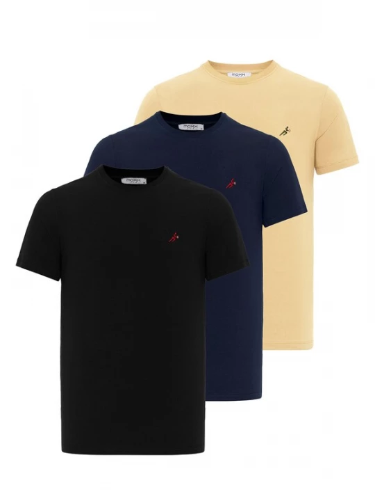 Foto van product Moxx Paris Shirt sand / marine / karmijnrood / zwart