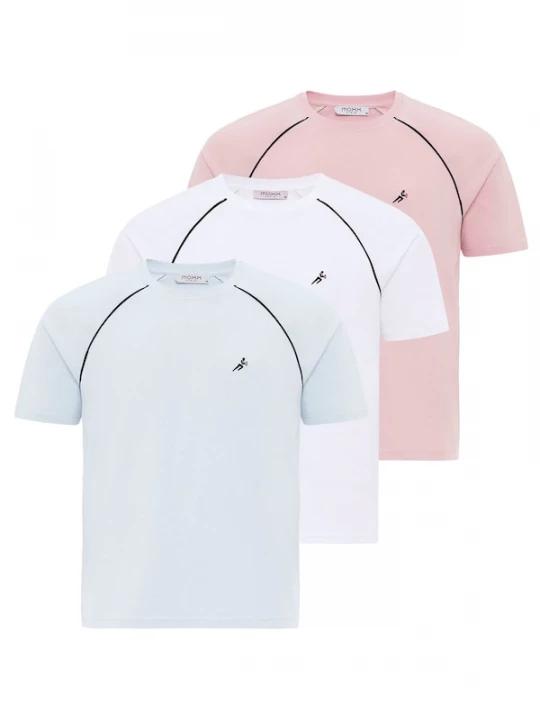 Foto van product Moxx Paris Shirt turquoise / pink / zwart / wit