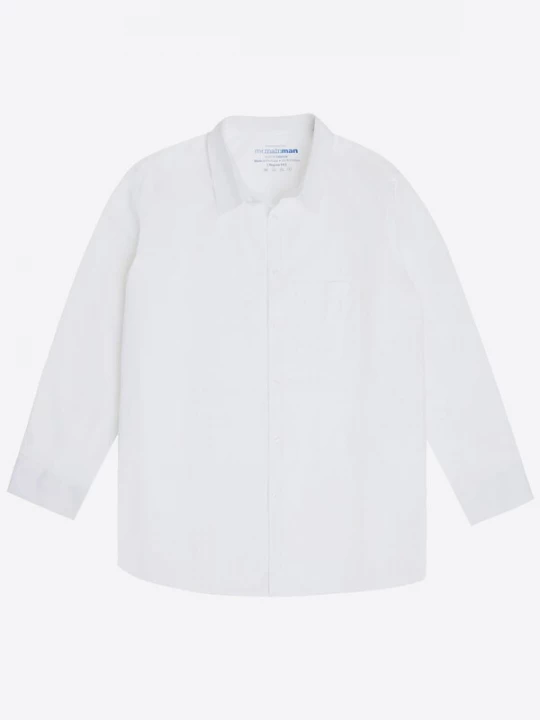 Foto van product Mr Main Man Overhemd 'Oxford Shirt' wit