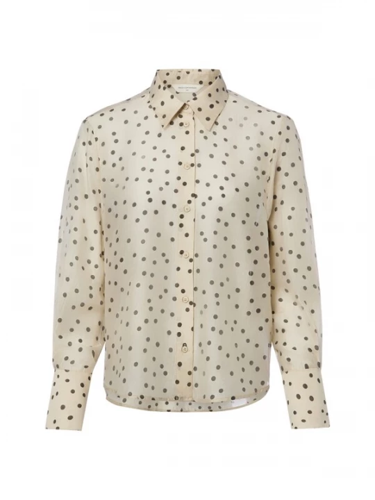 Foto van product MSCH COPENHAGEN Blouse 'Dorothea Faustina' sand / zwart