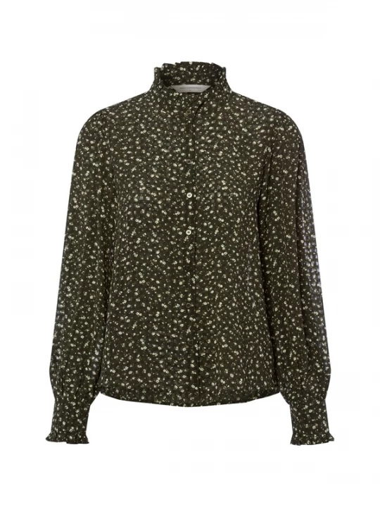 Foto van product MSCH COPENHAGEN Blouse 'Kaylen Oceanna' kaki