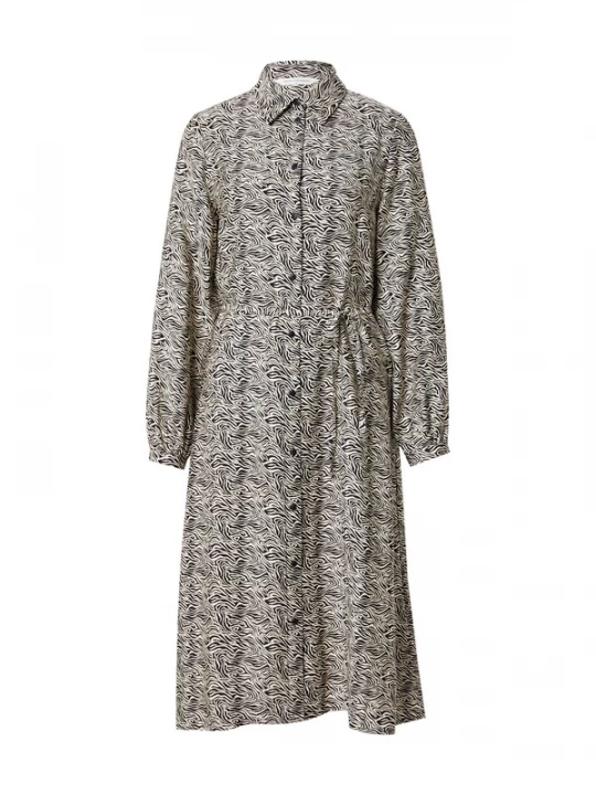 Foto van product MSCH COPENHAGEN Blousejurk 'Cielo Amabella' beige / zwart