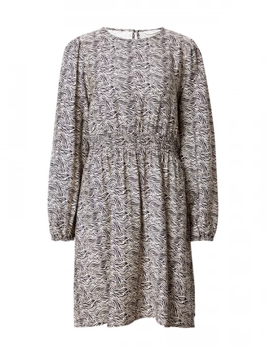Foto van product MSCH COPENHAGEN Jurk 'Cielo Amabella' beige / zwart
