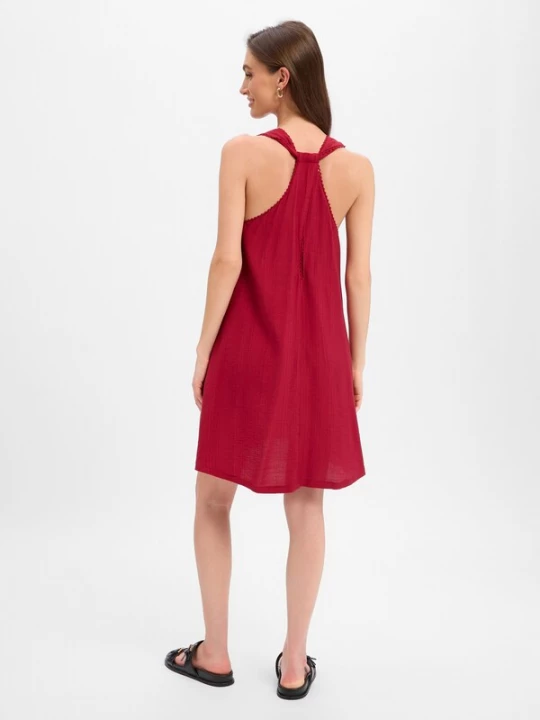 Foto van product MSCH COPENHAGEN Jurk 'MSCHPeninna' rood