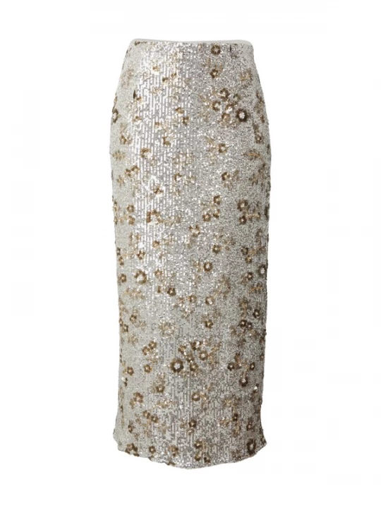 Foto van product MSCH COPENHAGEN Rok 'Magnolia' goud / zilver