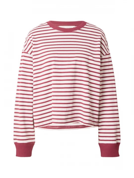 Foto van product MSCH COPENHAGEN Shirt 'Monde Krestiane' bourgogne / offwhite