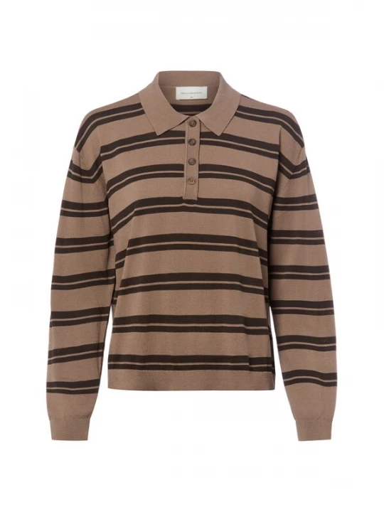 Foto van product MSCH COPENHAGEN Shirt ' MSCHTerine ' bruin / donkerbruin