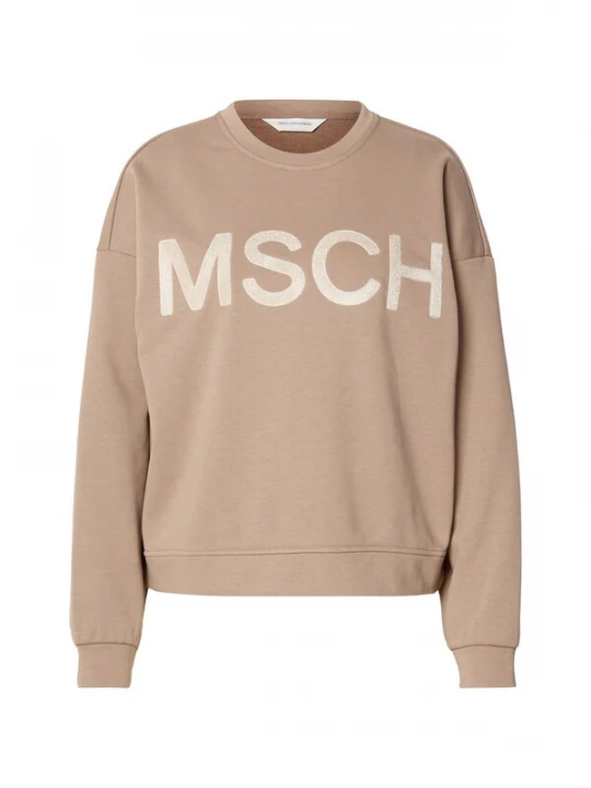 Foto van product MSCH COPENHAGEN Sweatshirt 'Mela Briena' crème / brokaat