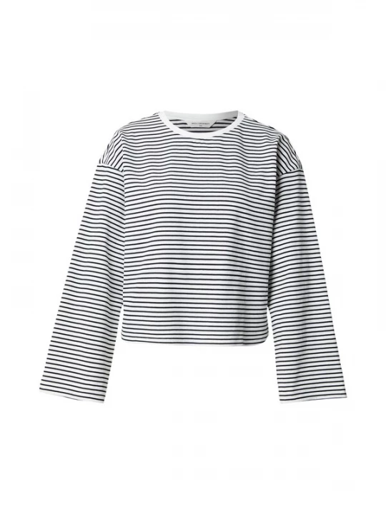 Foto van product MSCH COPENHAGEN Trui 'MSCHKrestiane' zwart / offwhite