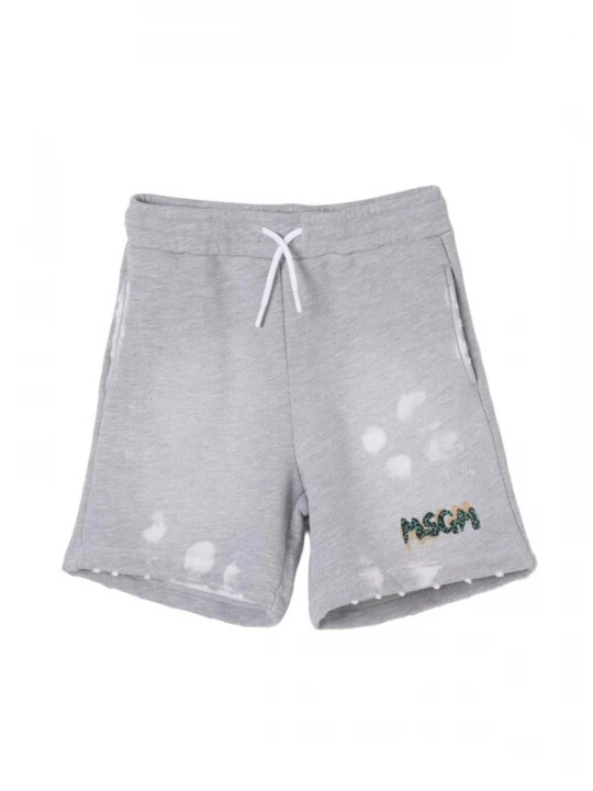 Foto van product MSGM Broek 'Bermuda felpa grigio per bambino' grijs
