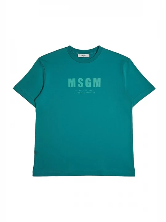 Foto van product MSGM Shirt 'T-shirt turchese per bambino' turquoise