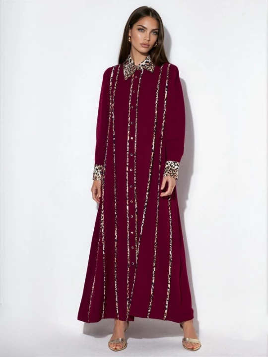 Foto van product MSN Collection Blousejurk rood